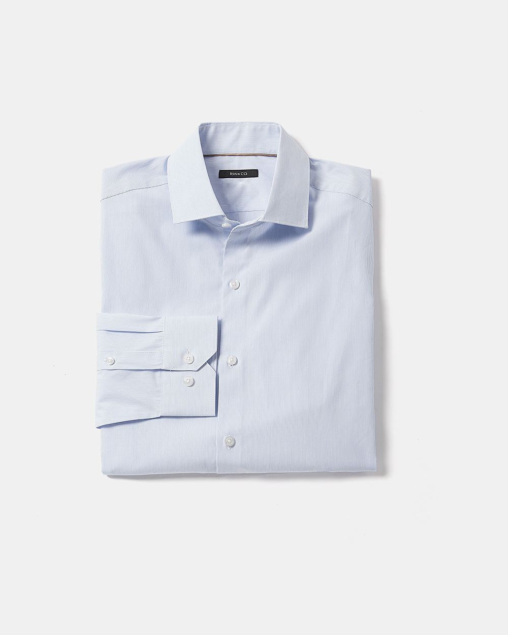 Slim-Fit Striped Dress Shirt