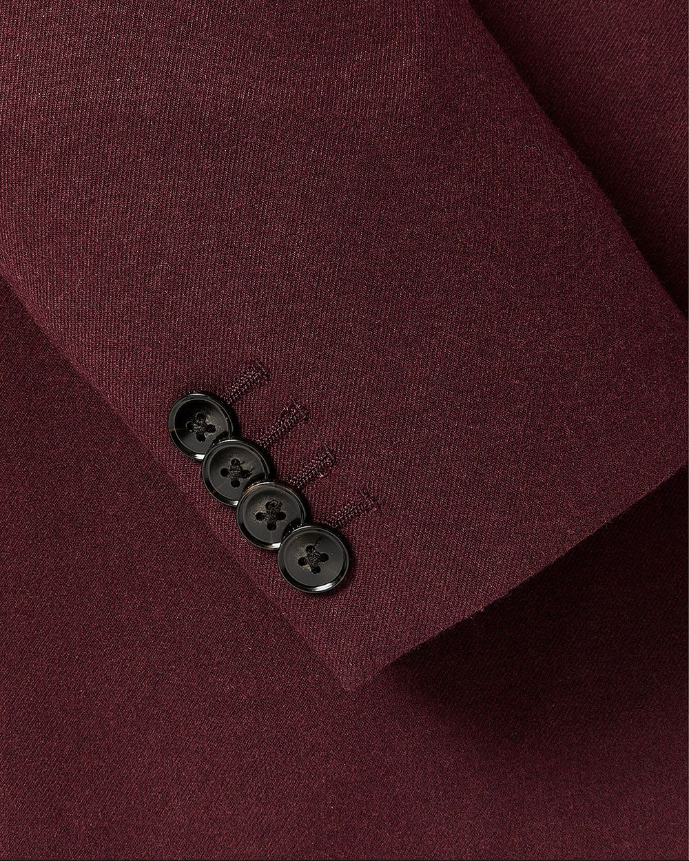 Slim-Fit Brushed Suit Blazer