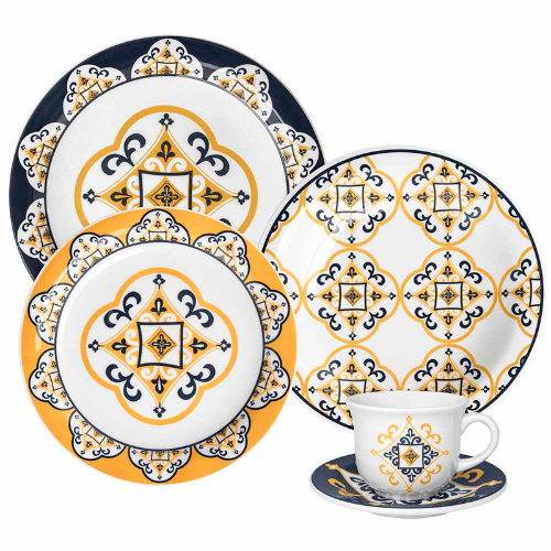 Oxford Floreal Saint Louis 20 Pieces Dinnerware Set Service for 4