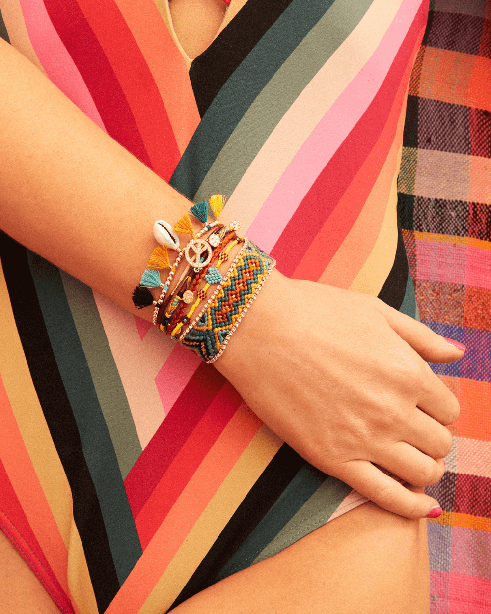 PEACEMAKER Hipanema Ochre Cuff Bracelet