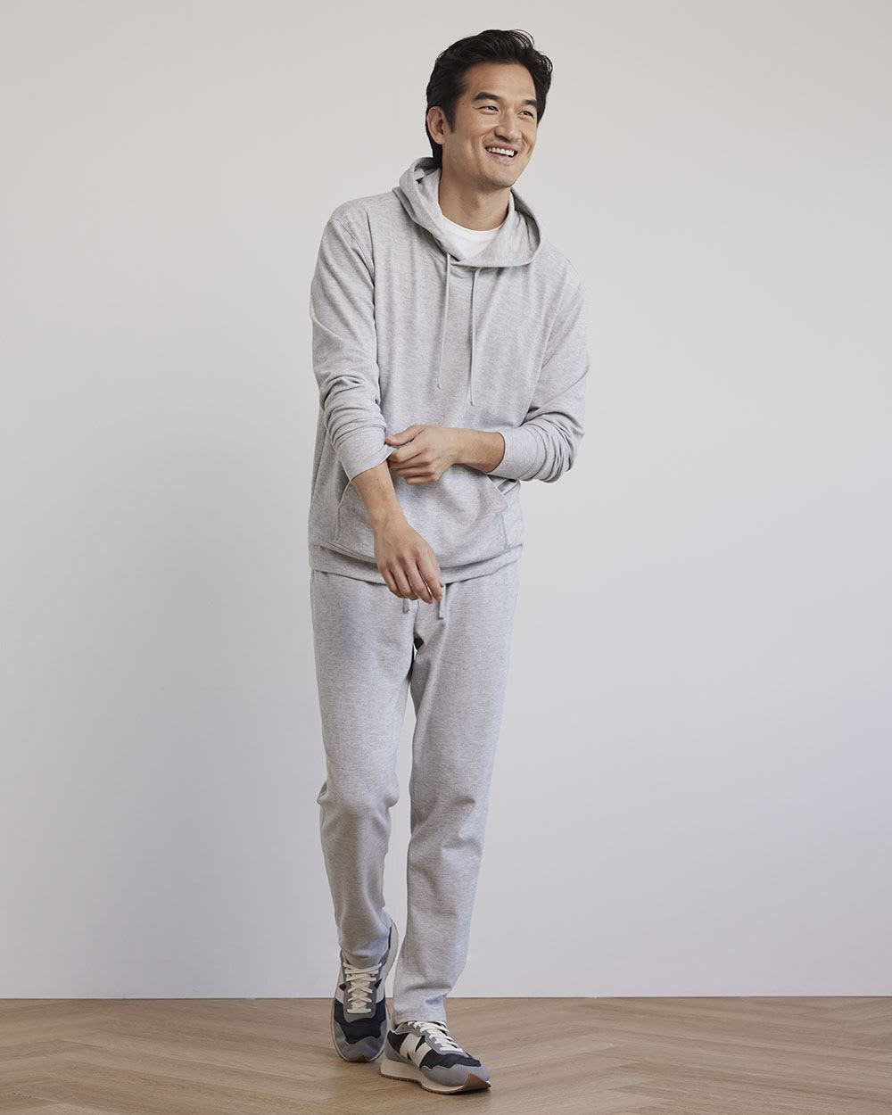 Jacquard Hoodie with Kangaroo Pocket