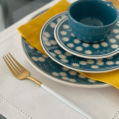 Oxford Unni Daisy 20 Pieces Dinnerware Set Service for 4