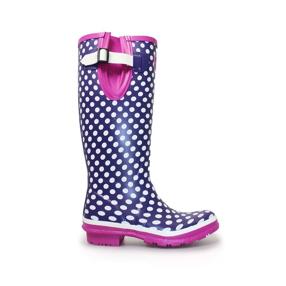 Lunar - Womens/Ladies Polka Dot Galoshes