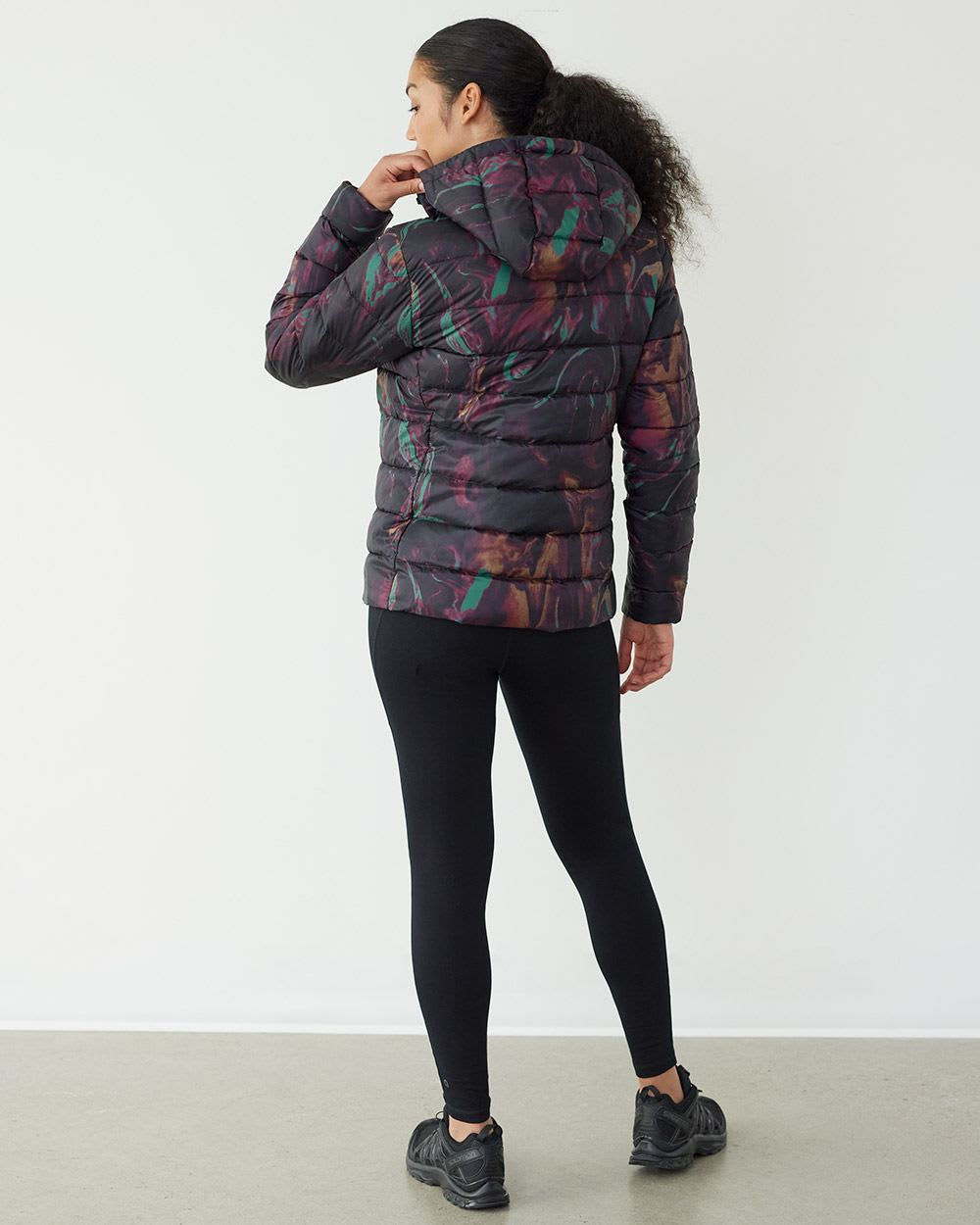 Short Quilted Packable Jacket