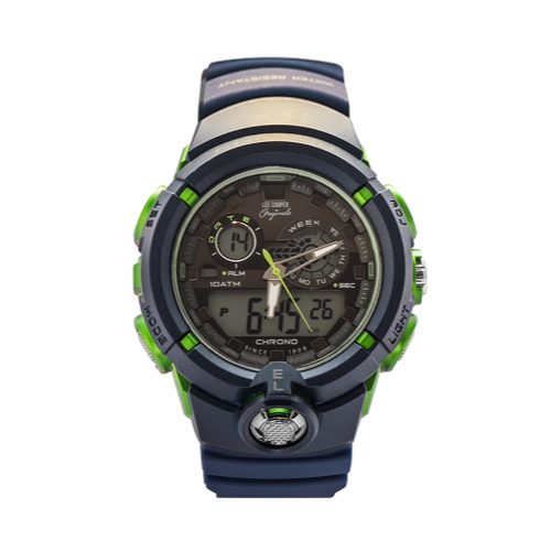 LEE COOPER-Digital Red 47mm watch w/LCD Display Dial