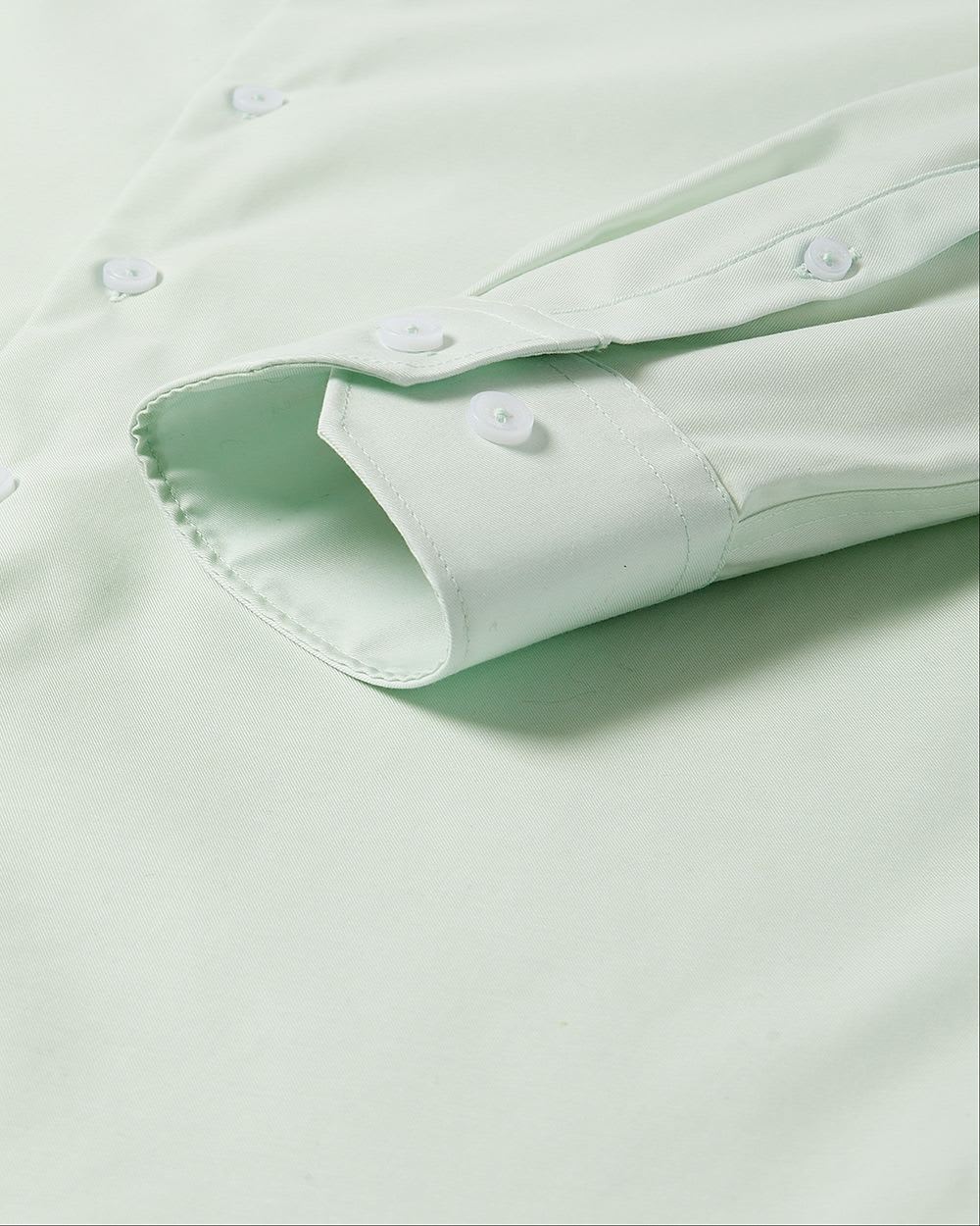 Solid Satin-Effect Dress Shirt
