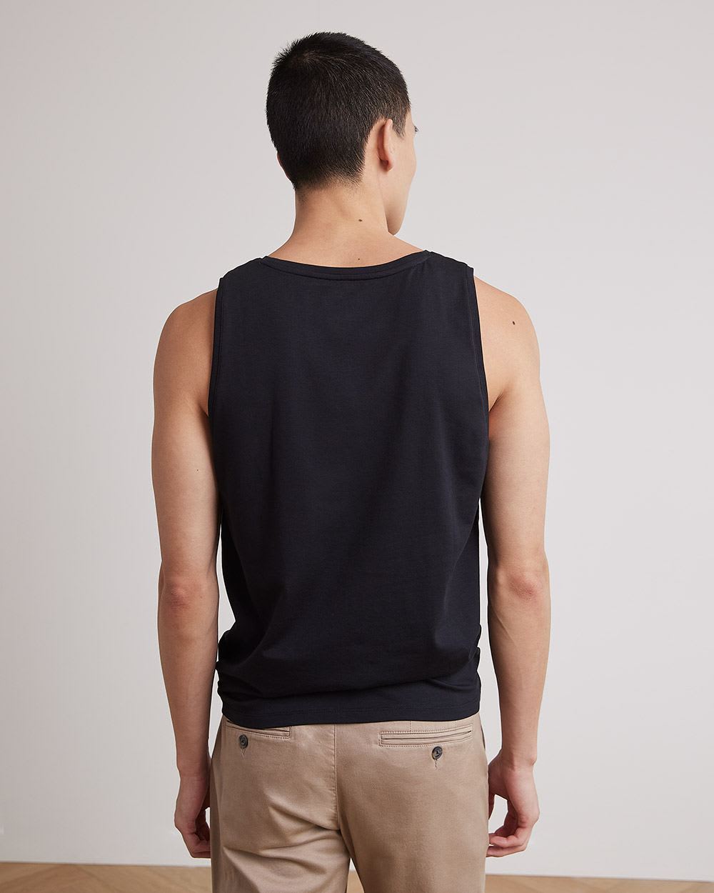 Supima Cotton (R) Crew-Neck Tank Top