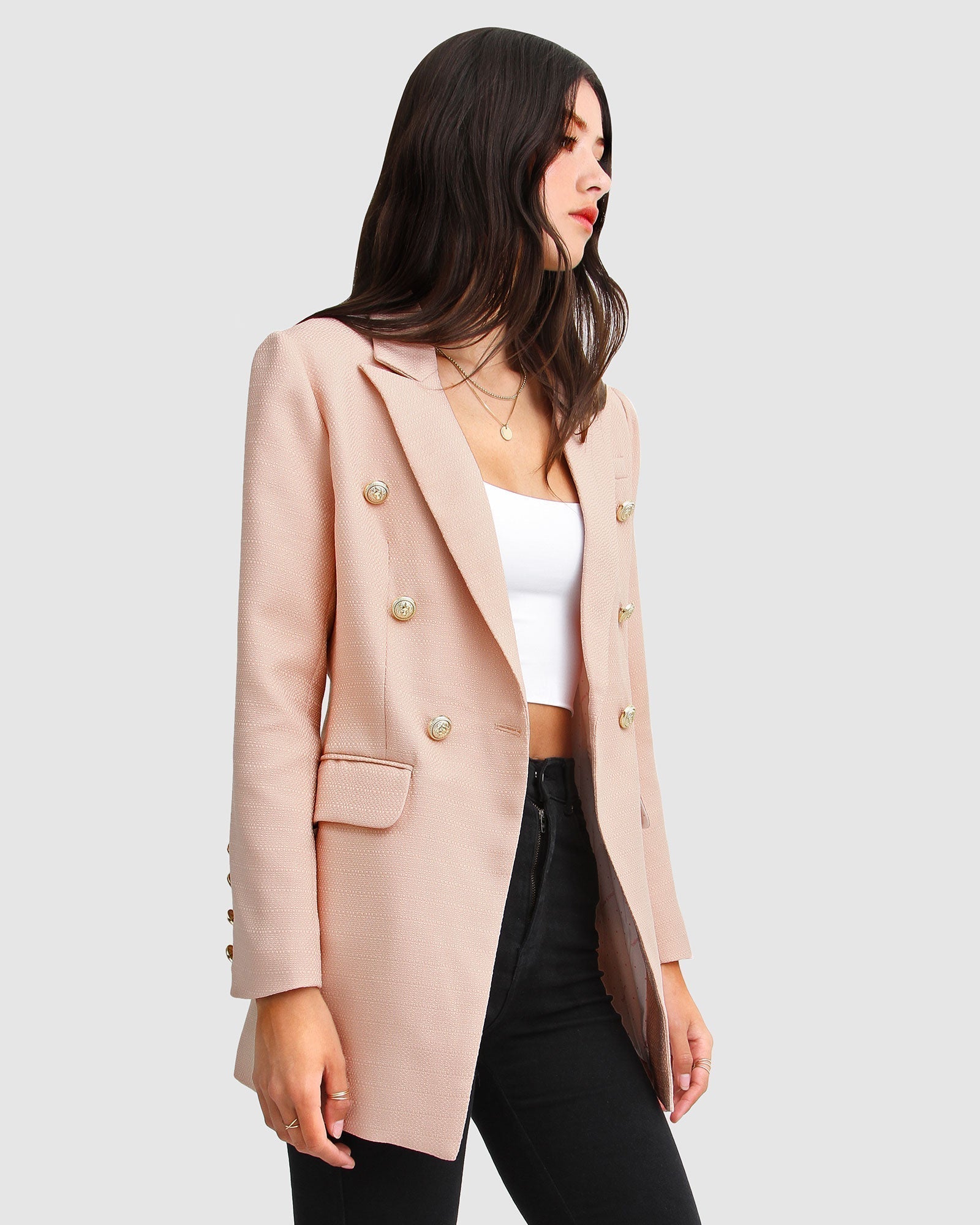 Belle & Bloom Princess Polina Textured Weave Blazer