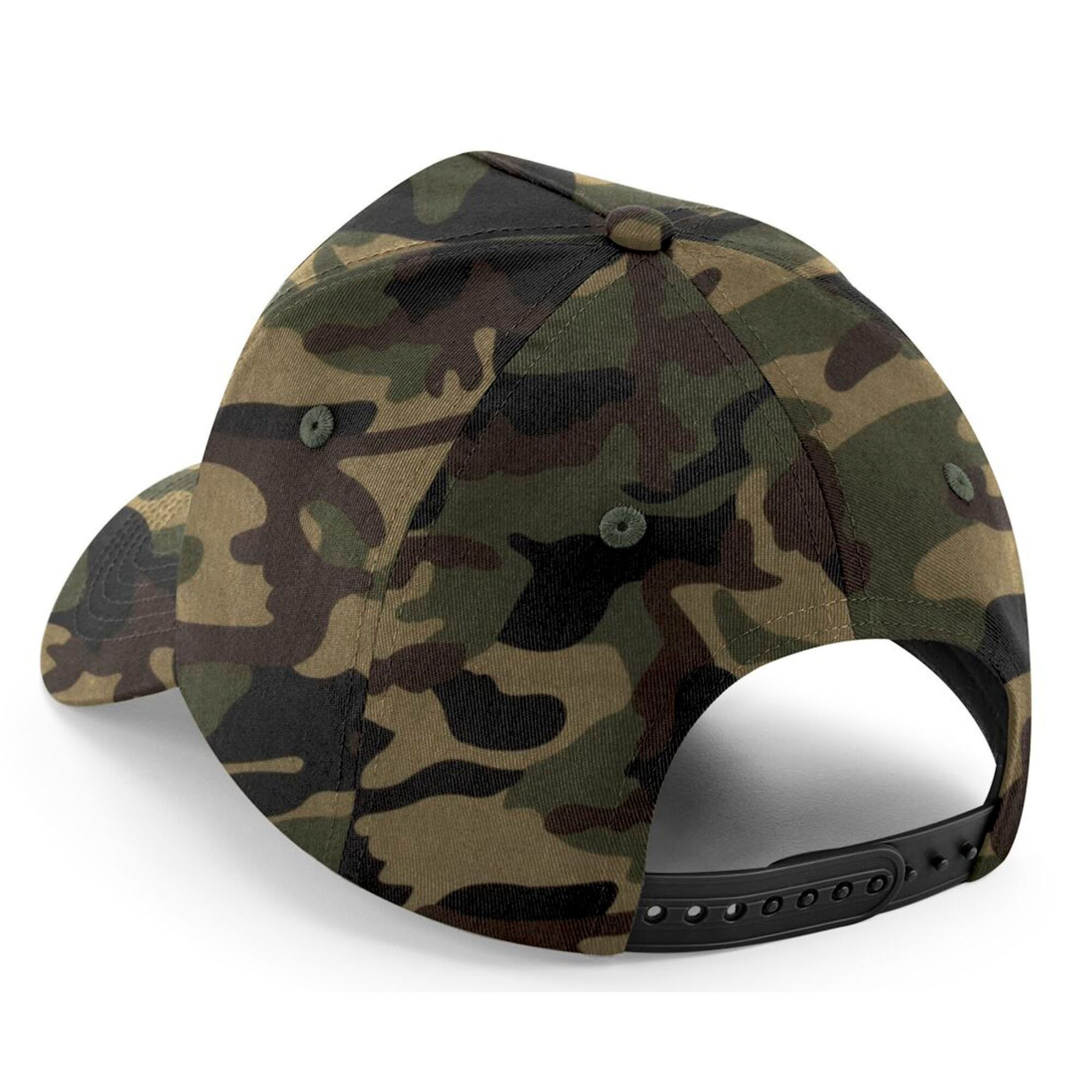 Beechfield - 5 Panel Removable Patch Baseball Cap