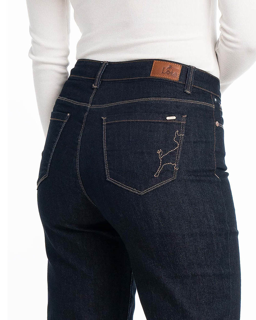 LOIS - Georgia Wide Dark Indigo Jeans