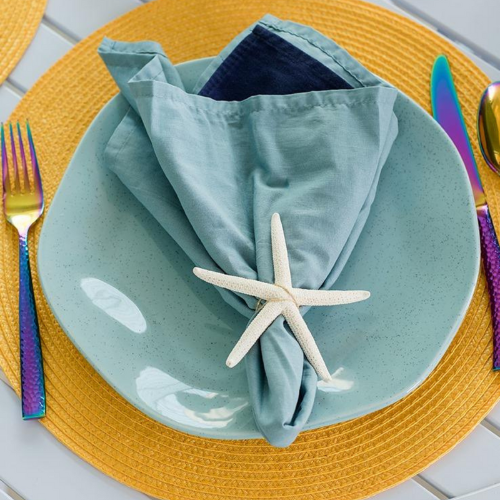 Oxford Ryo Blue Bay 20 Pieces Dinnerware Set Service for 4