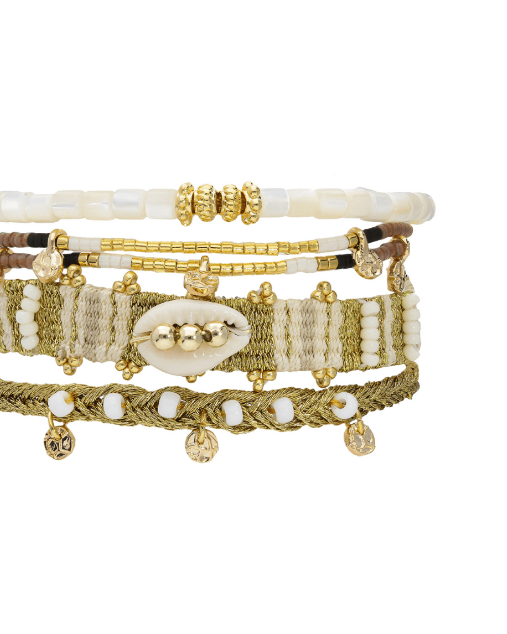 Hipanema COZUMEL Hipanema White Cuff Bracelet