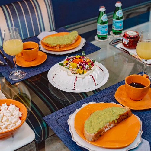 Oxford Ryo Papaya 20 Pieces Dinnerware Set Service for 4