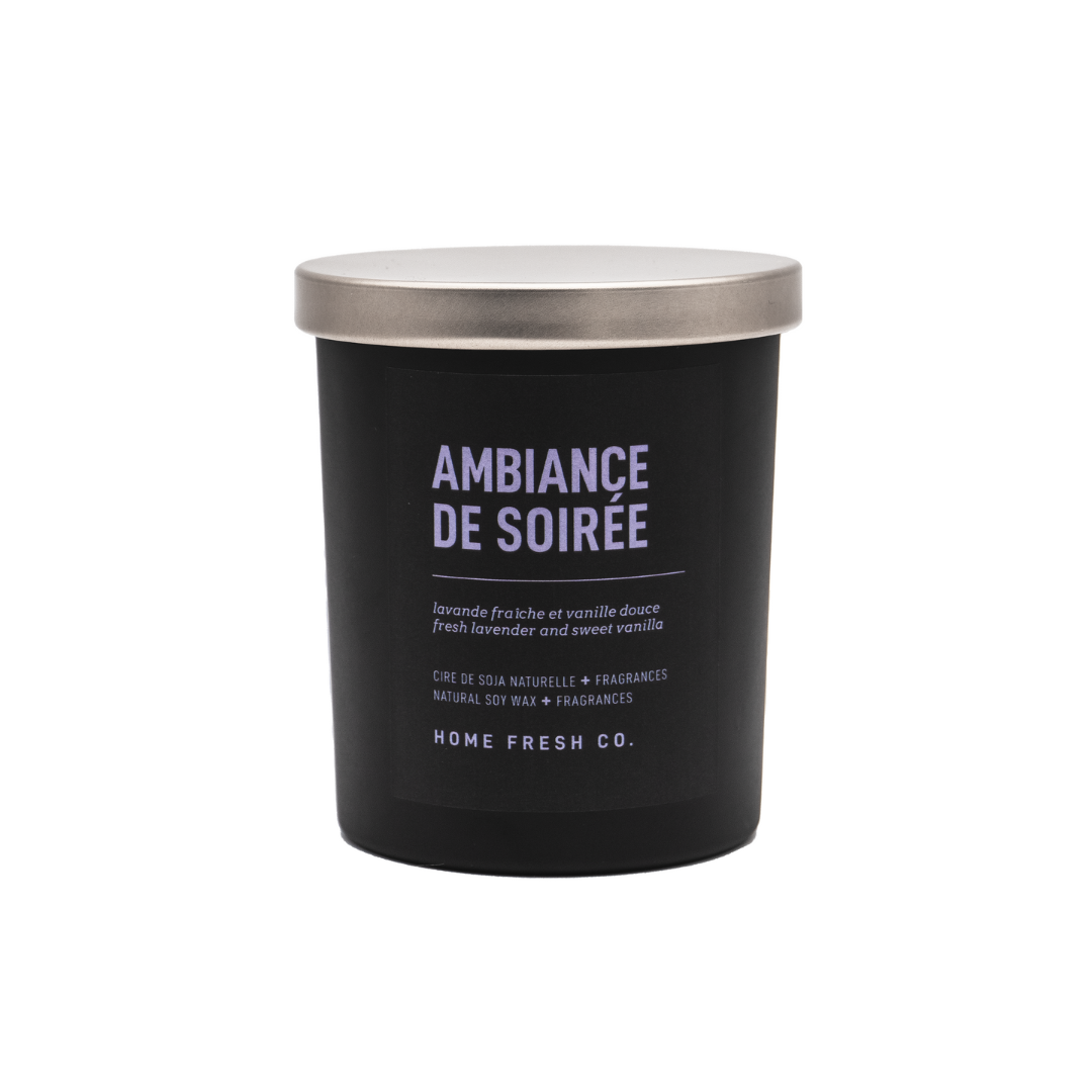 Home Fresh soy wax candle Ambiance de soirée - 1 wick