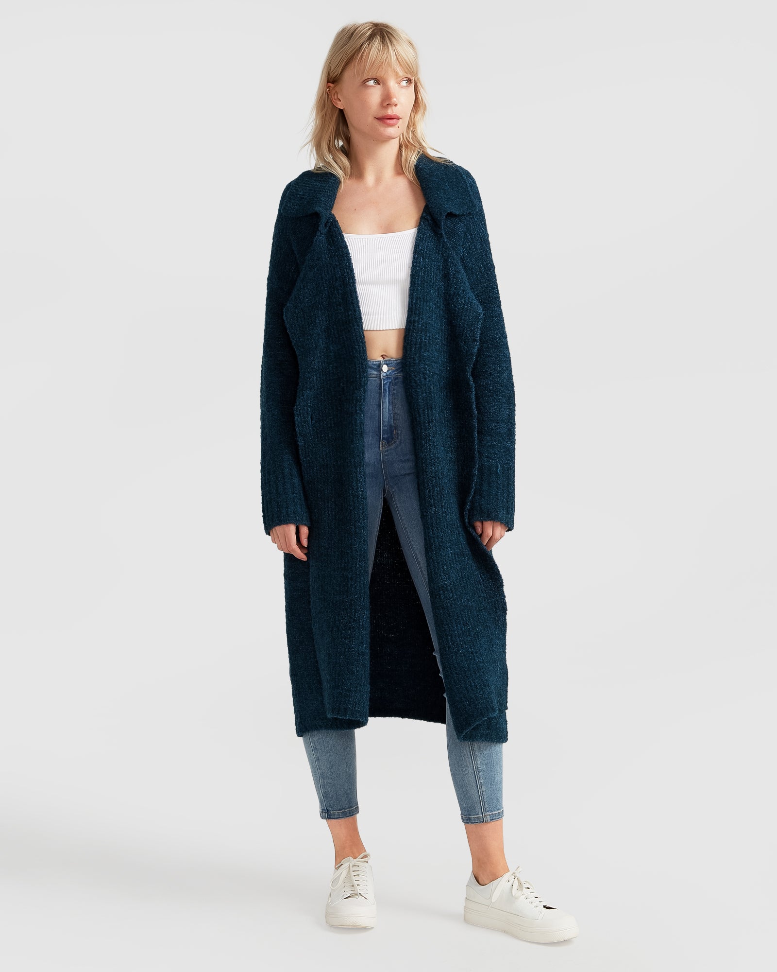 Belle & Bloom Born To Run Sustainable Sweater Coat