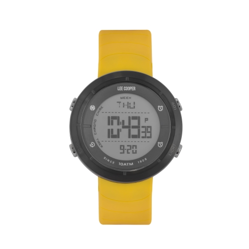 LEE COOPER-Digital Blue 50mm watch w/LCD Display Dial
