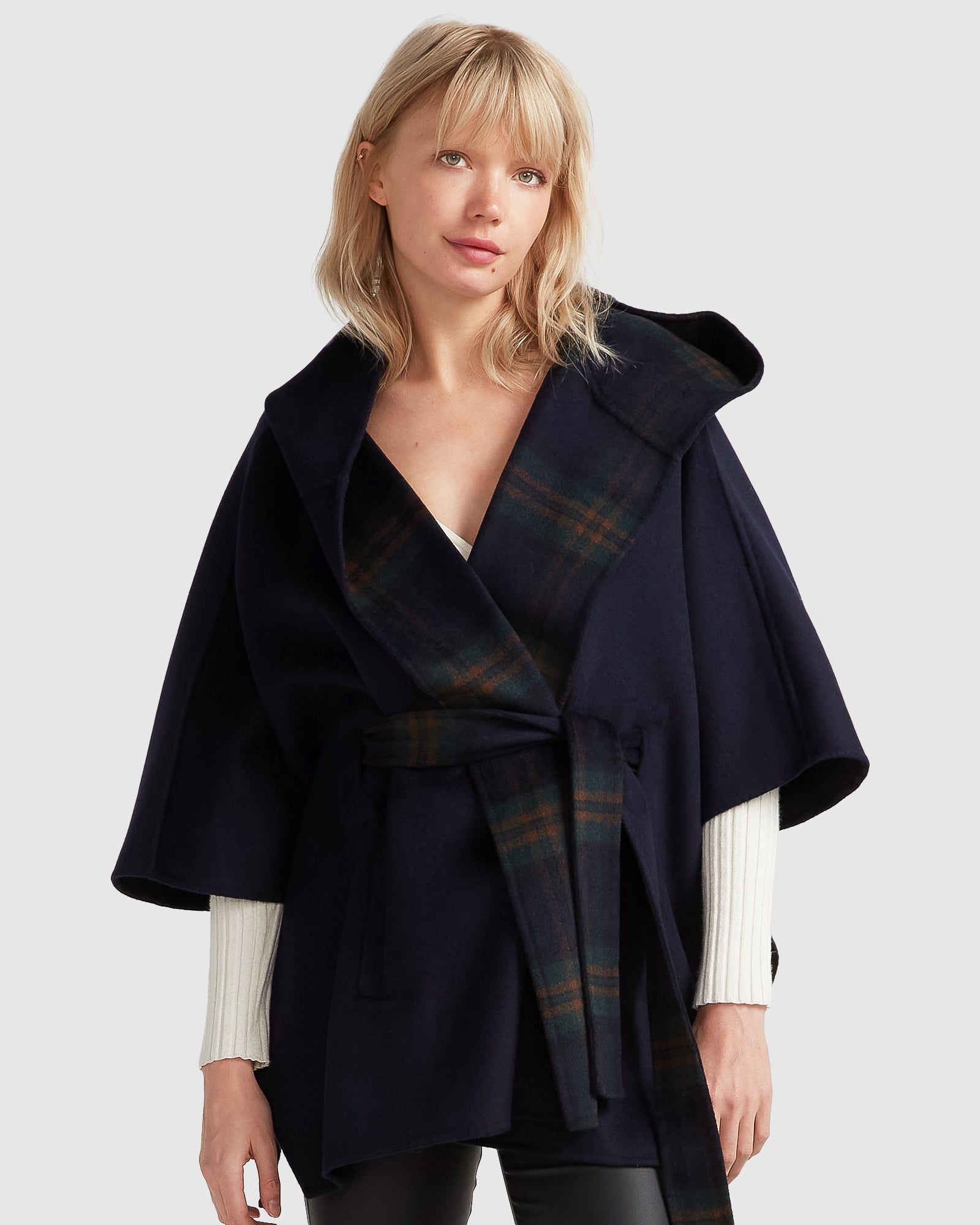 Belle & Bloom Jackson Landing Wool Blend Cape Coat