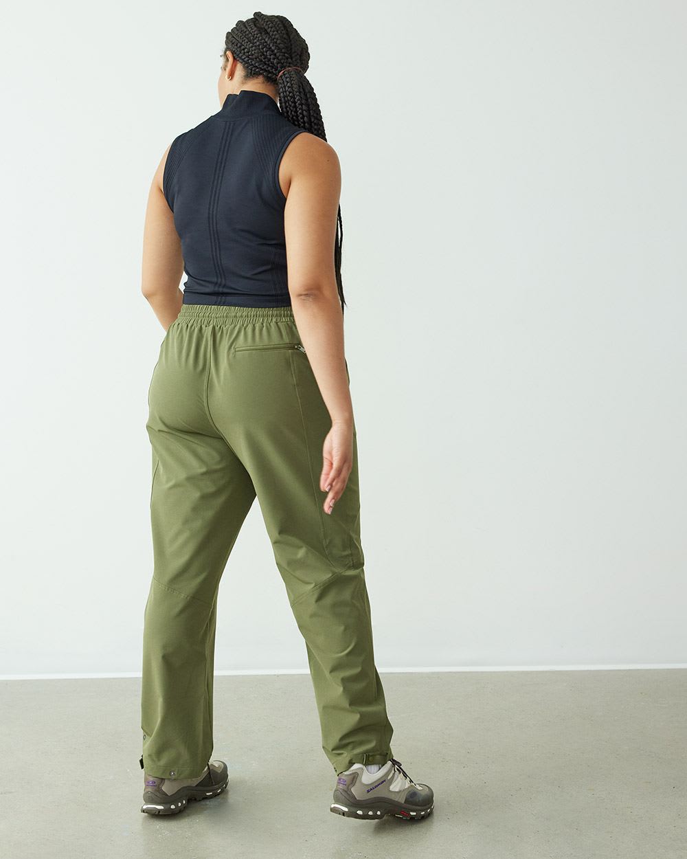 Half-Zip Sleeveless Knit Top, Hyba