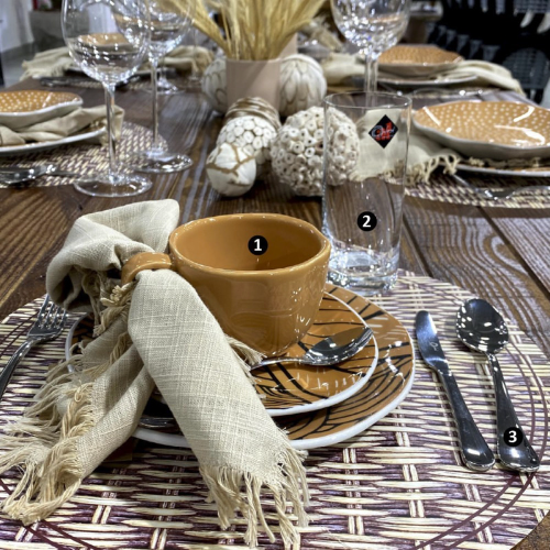 Oxford Ryo Roots 20 Pieces Dinnerware Set Service for 4