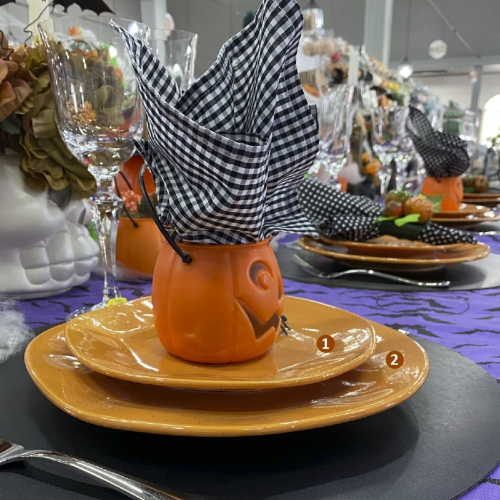 Oxford Ryo Papaya 20 Pieces Dinnerware Set Service for 4