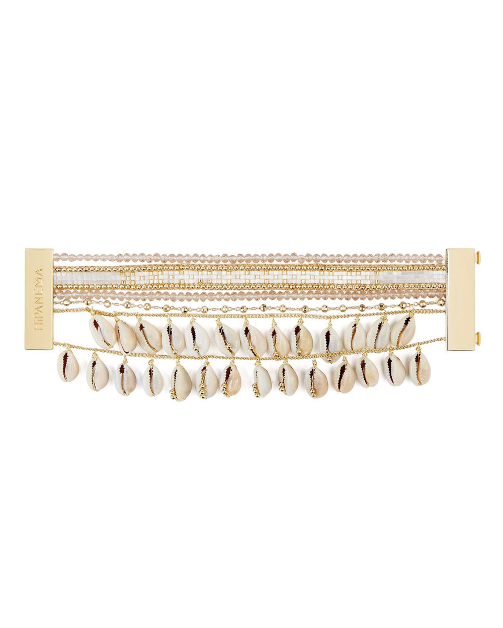 SAMOA Hipanema White Cuff Bracelet