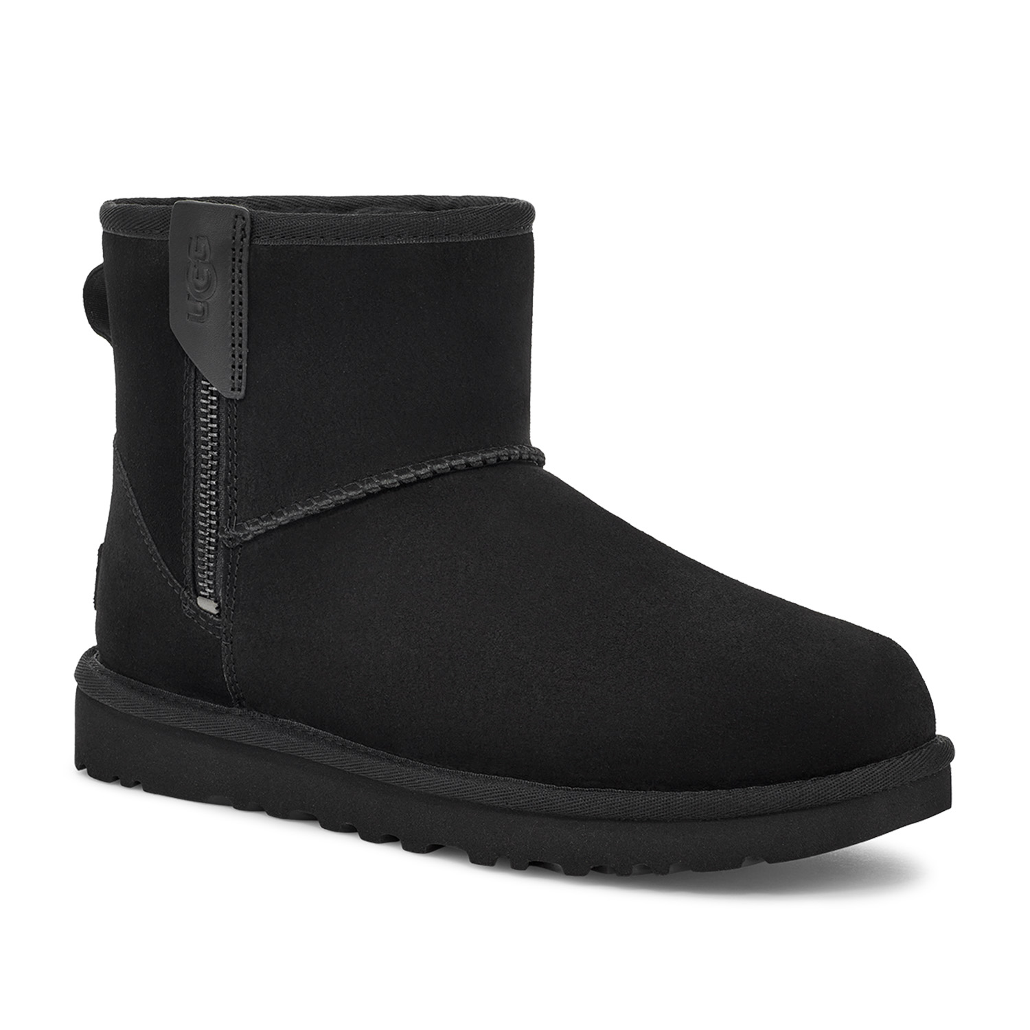 Ugg Classic Mini Bailey Zip in Smoke Plume