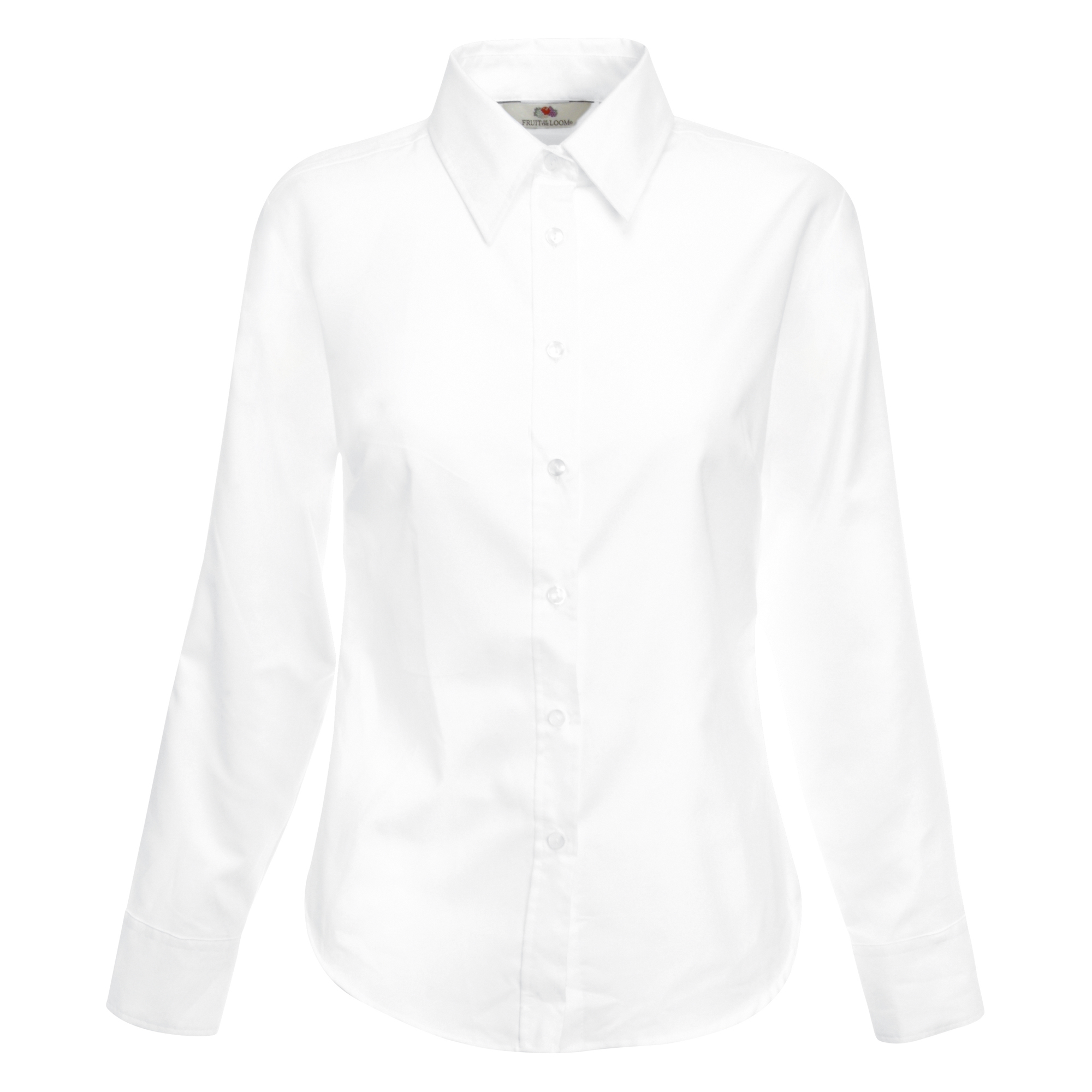 Fruit of the Loom - Ladies Lady-Fit Long Sleeve Oxford Shirt