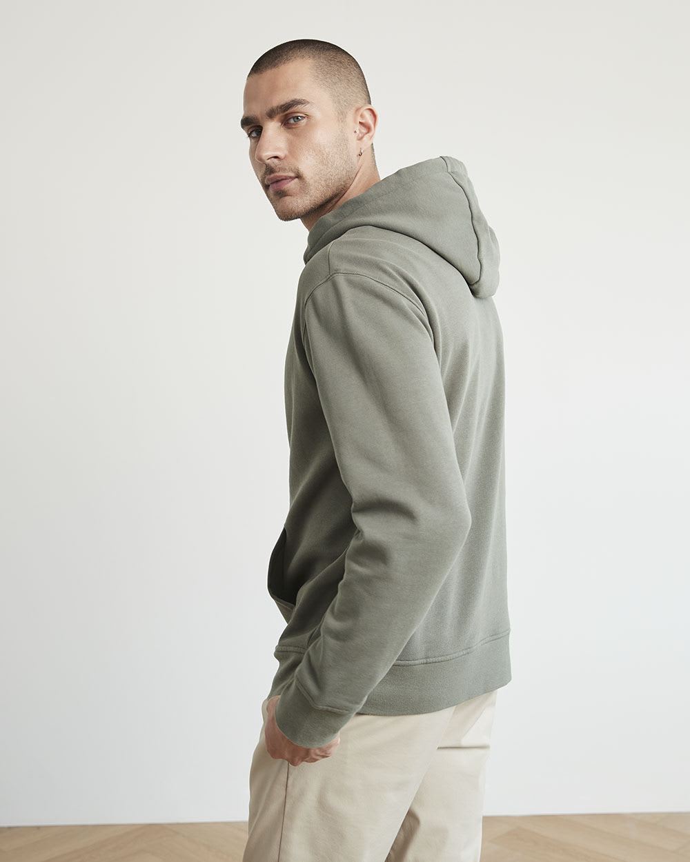 Fleece Hoodie with Kangaroo Pocket