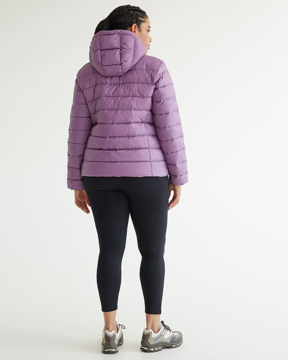 Short Quilted Packable Jacket