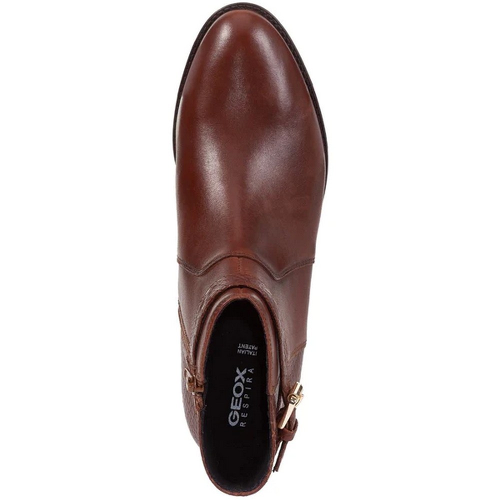 Geox - Womens/Ladies Felicity Leather Ankle Boots