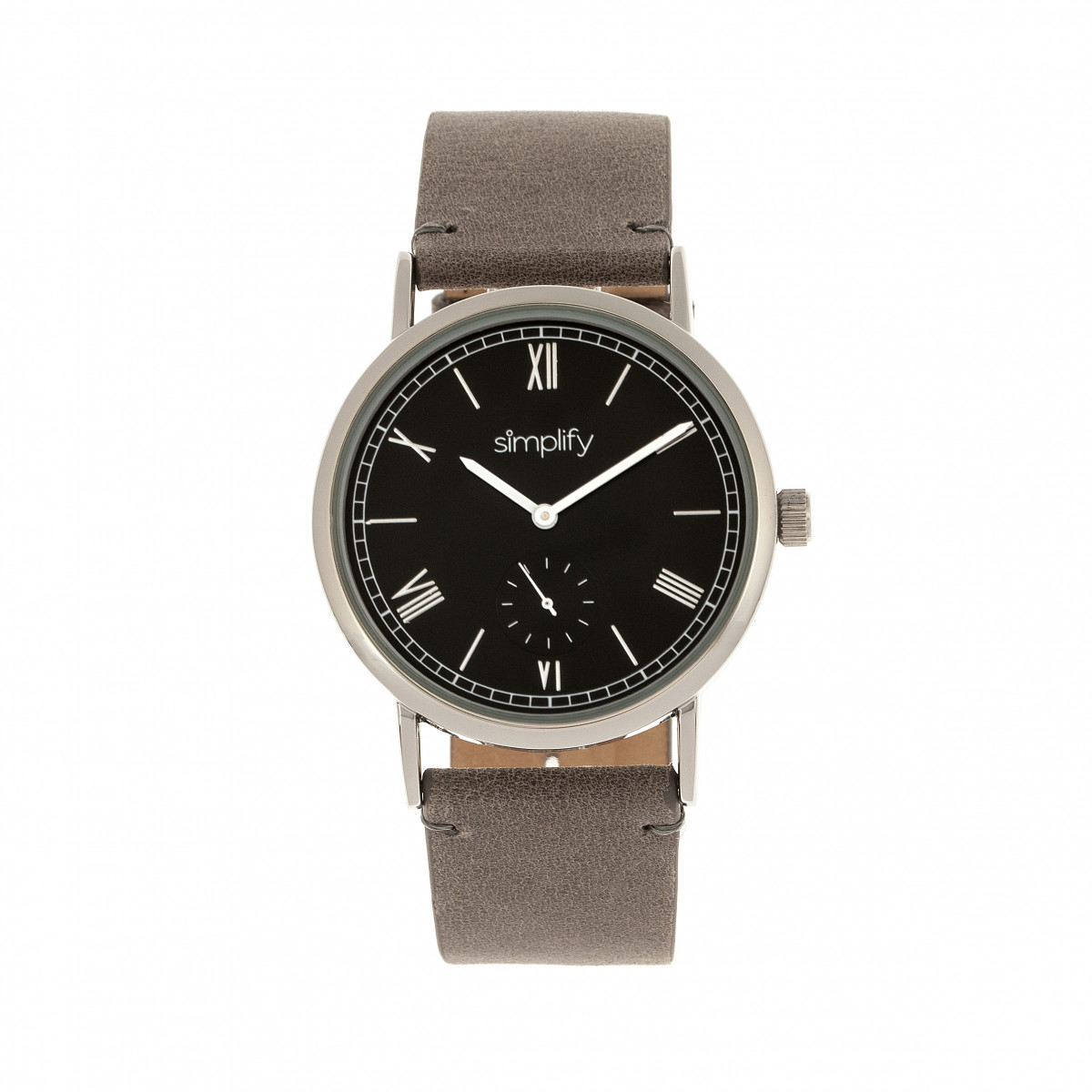 Simplify - The 5100 Leather-Band Watch - Camel/Black