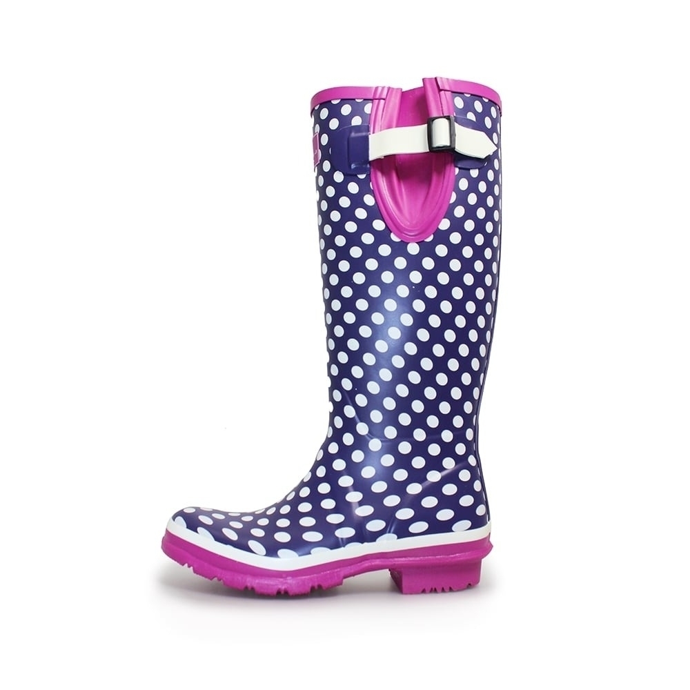 Lunar - Womens/Ladies Polka Dot Galoshes