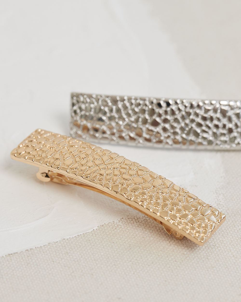 Textured Hair Clips, Set of 2