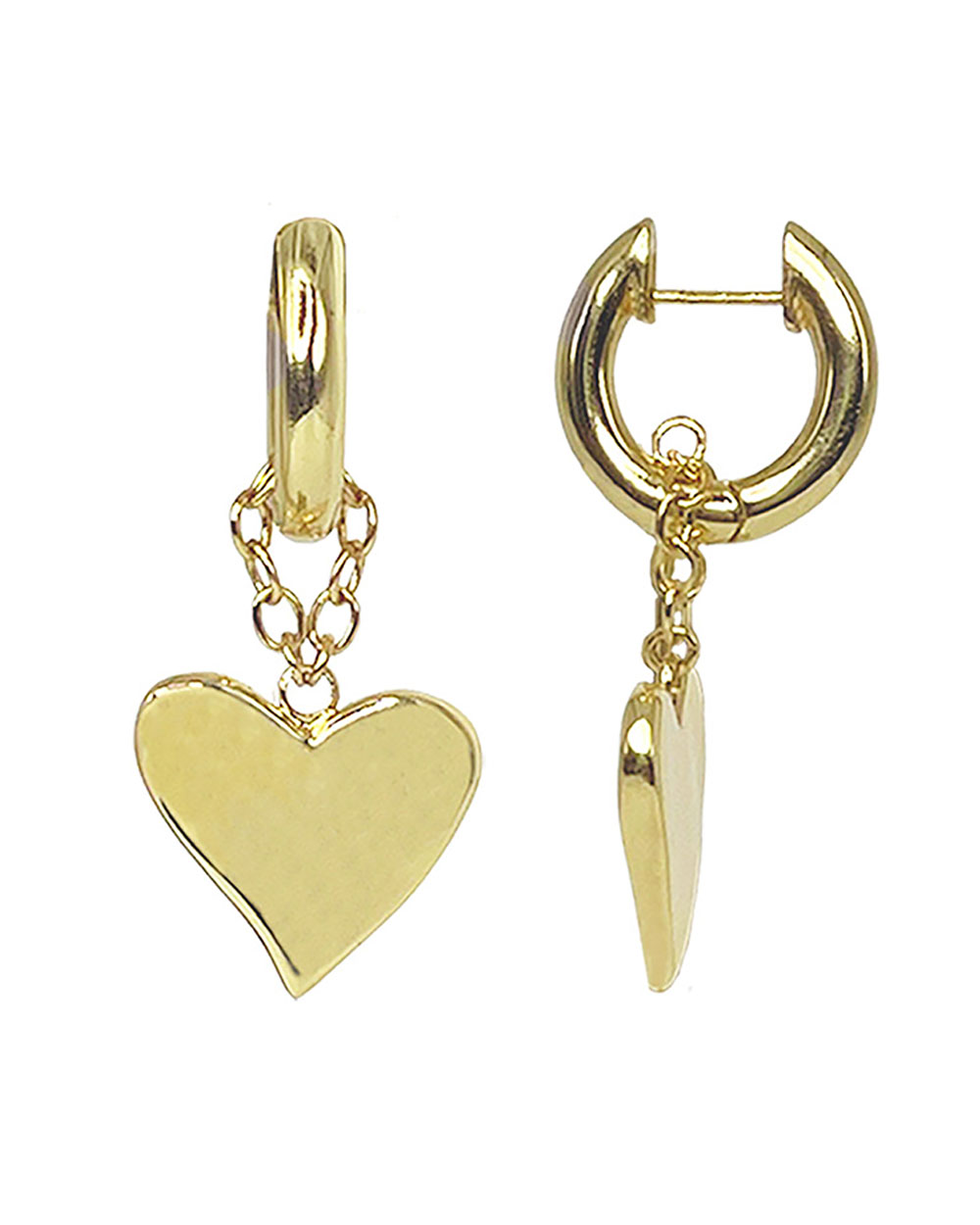 Jille Bean Heart Pendant Charm Click-In Hoop - Syd + Pia NYC™