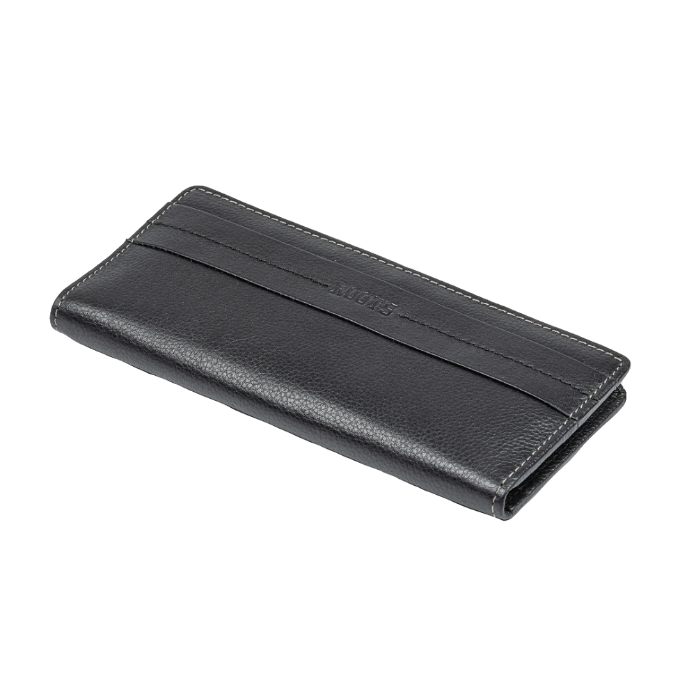 Roots Ladies' Slim Clutch Wallet with Top Zipper