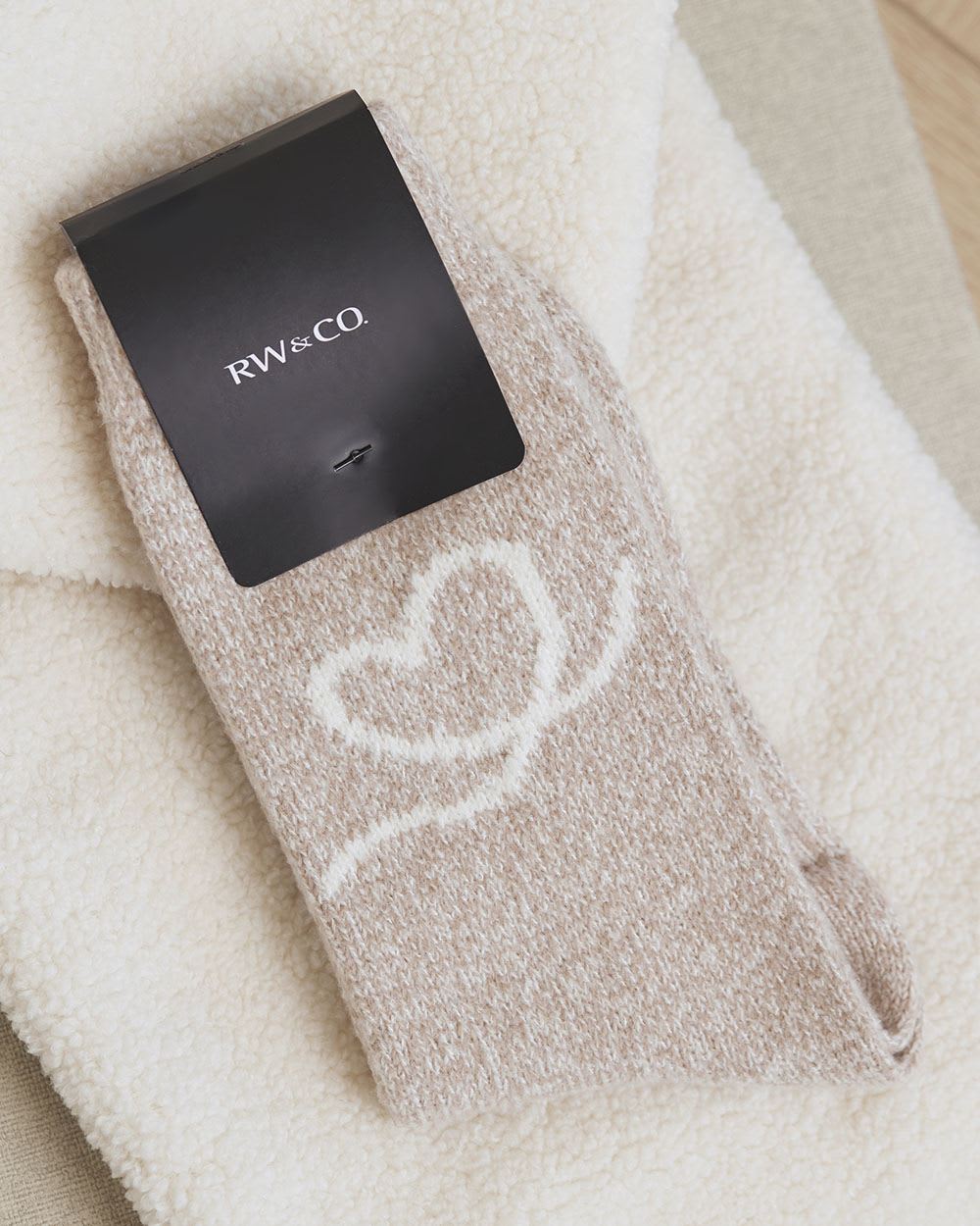 Super-Soft Socks with Hearts