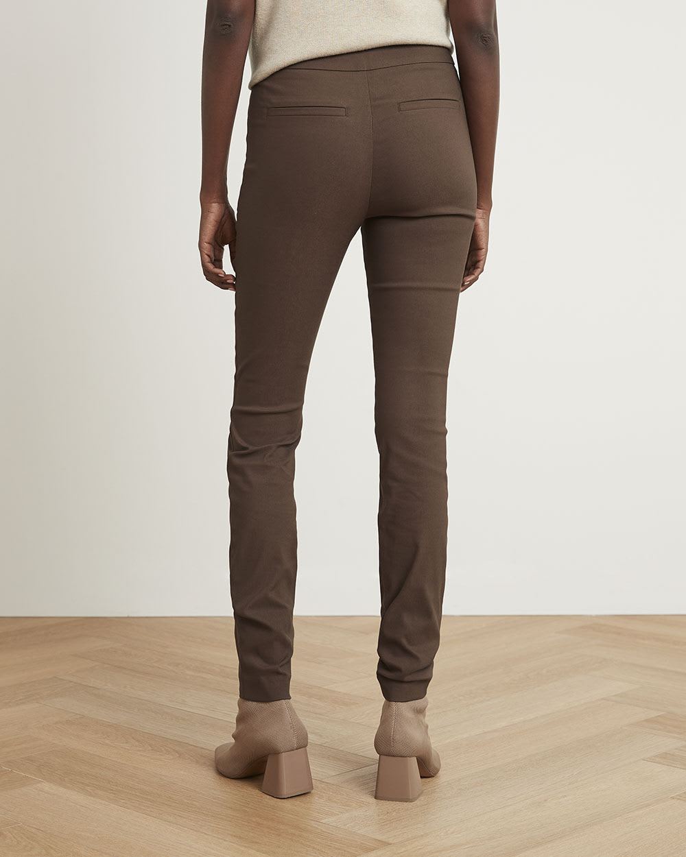 High-Rise Long Solid City Legging Pant