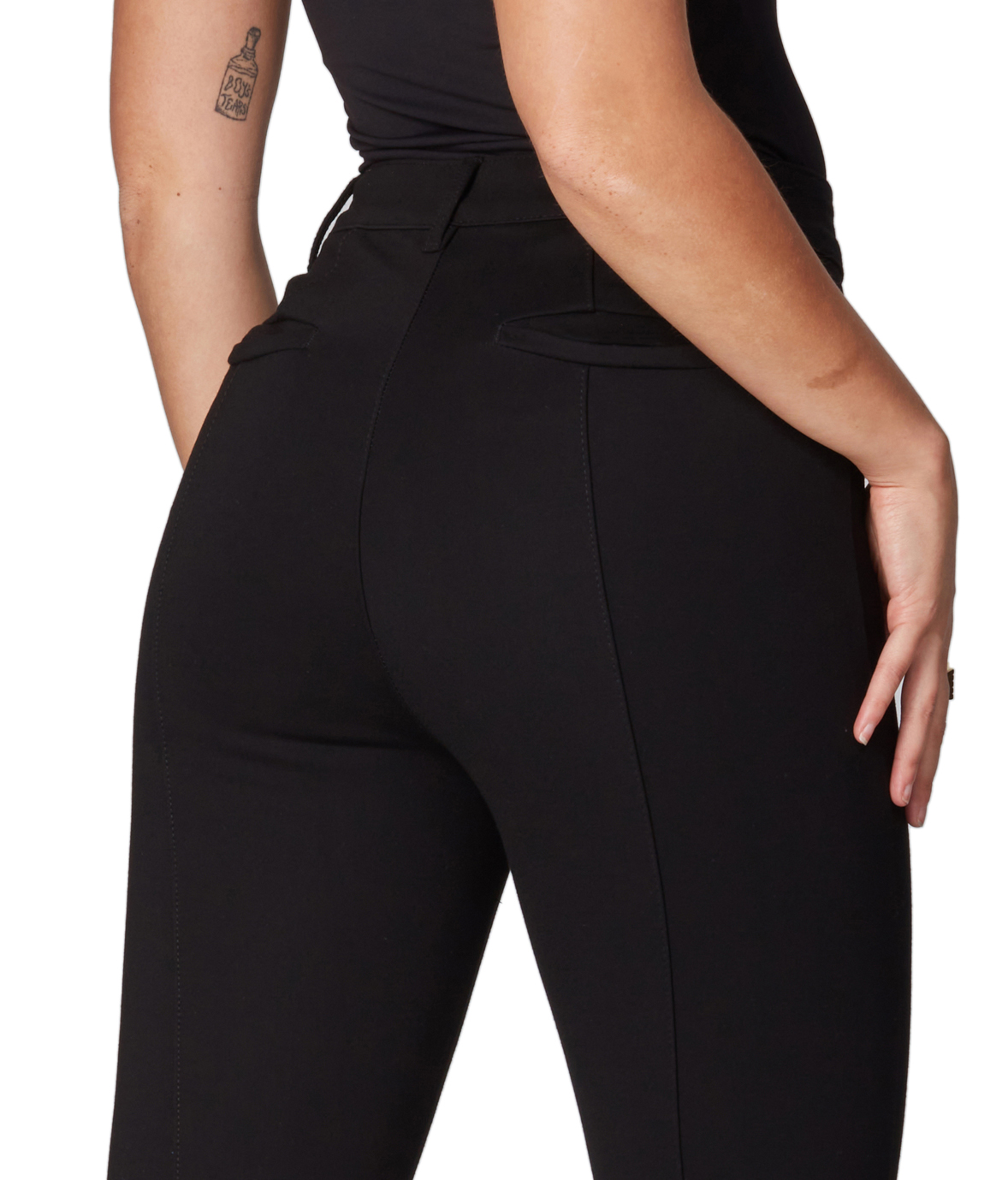 Lola Jeans AZURE-JBLK High Rise Trouser Pant