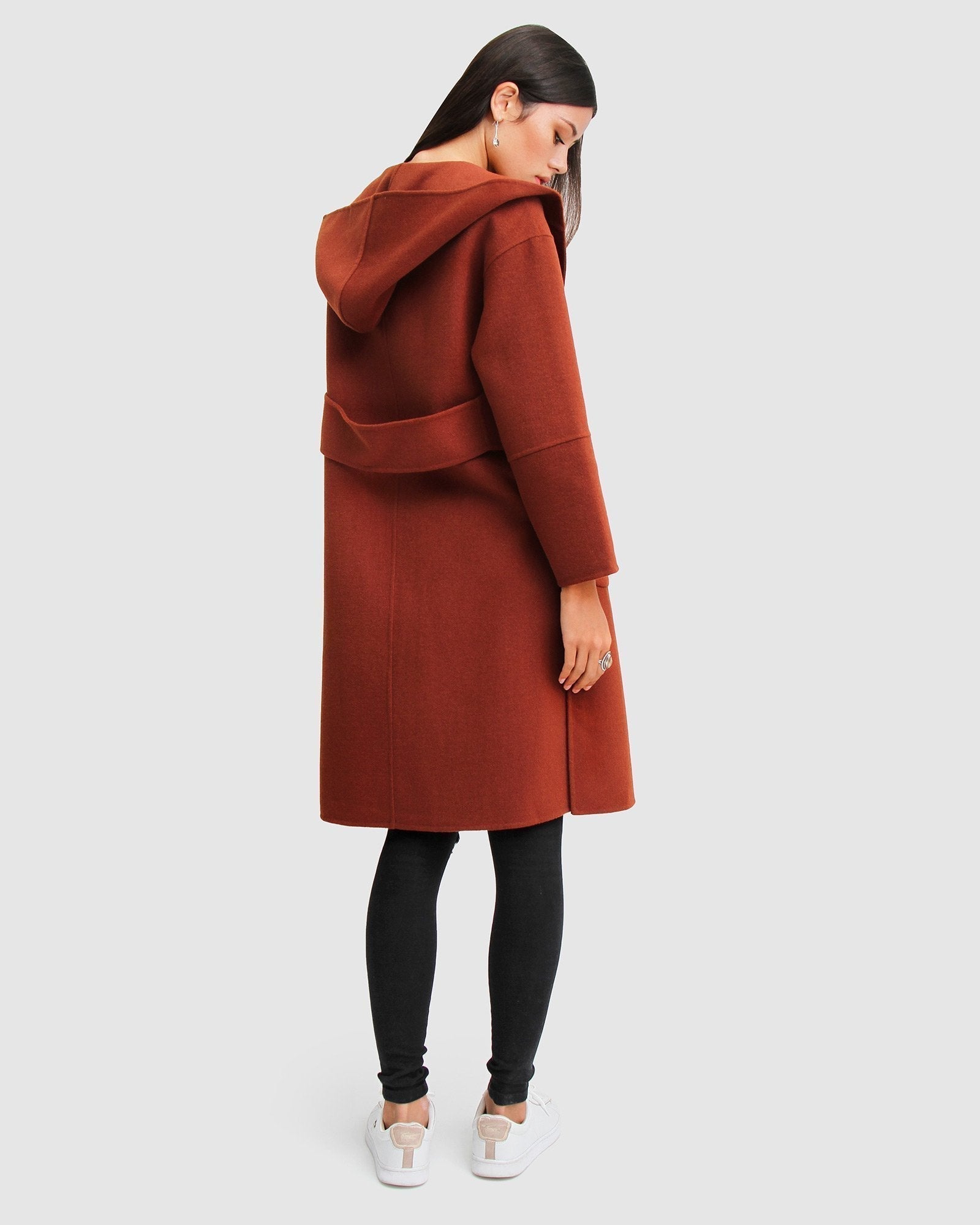 Belle & Bloom Walk This Way Wool Blend Oversized Coat