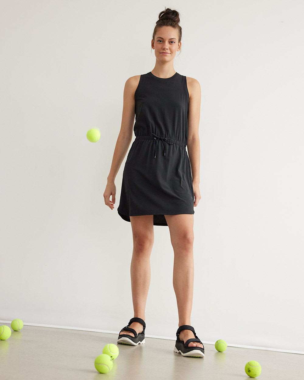 Sleeveless Dress with Adjustable Waist, Hyba