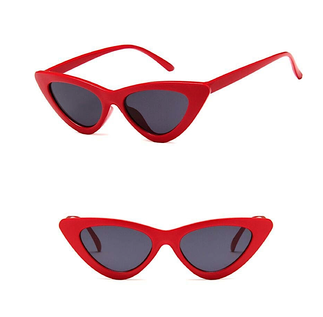 Red Cat Eye Sunglasses- Don't AsK