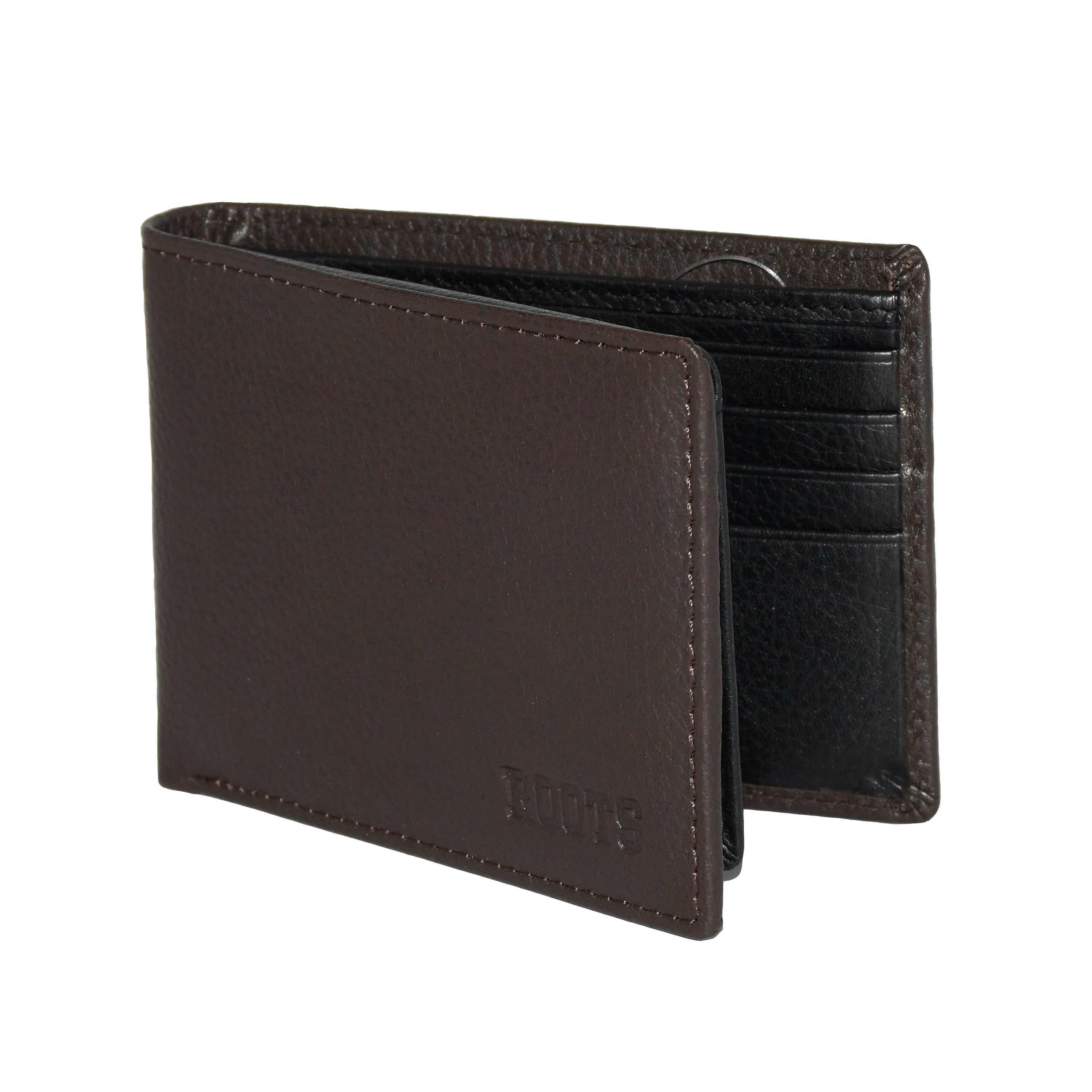 Roots Men's Slimfold Wallet with Removable ID