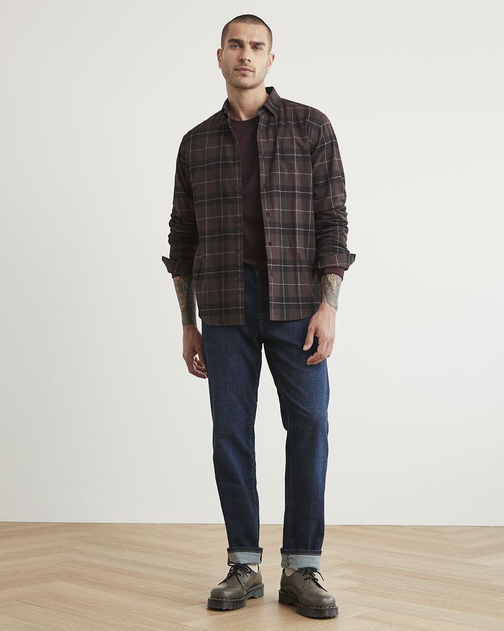 Straight-Leg Denim Pant