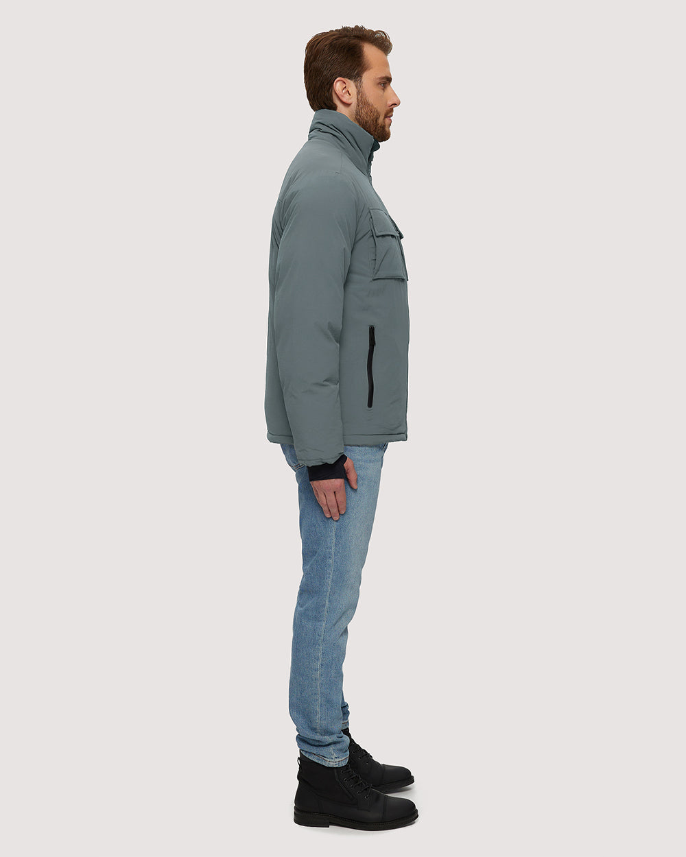 Noize - Kyler Short Military Puffer