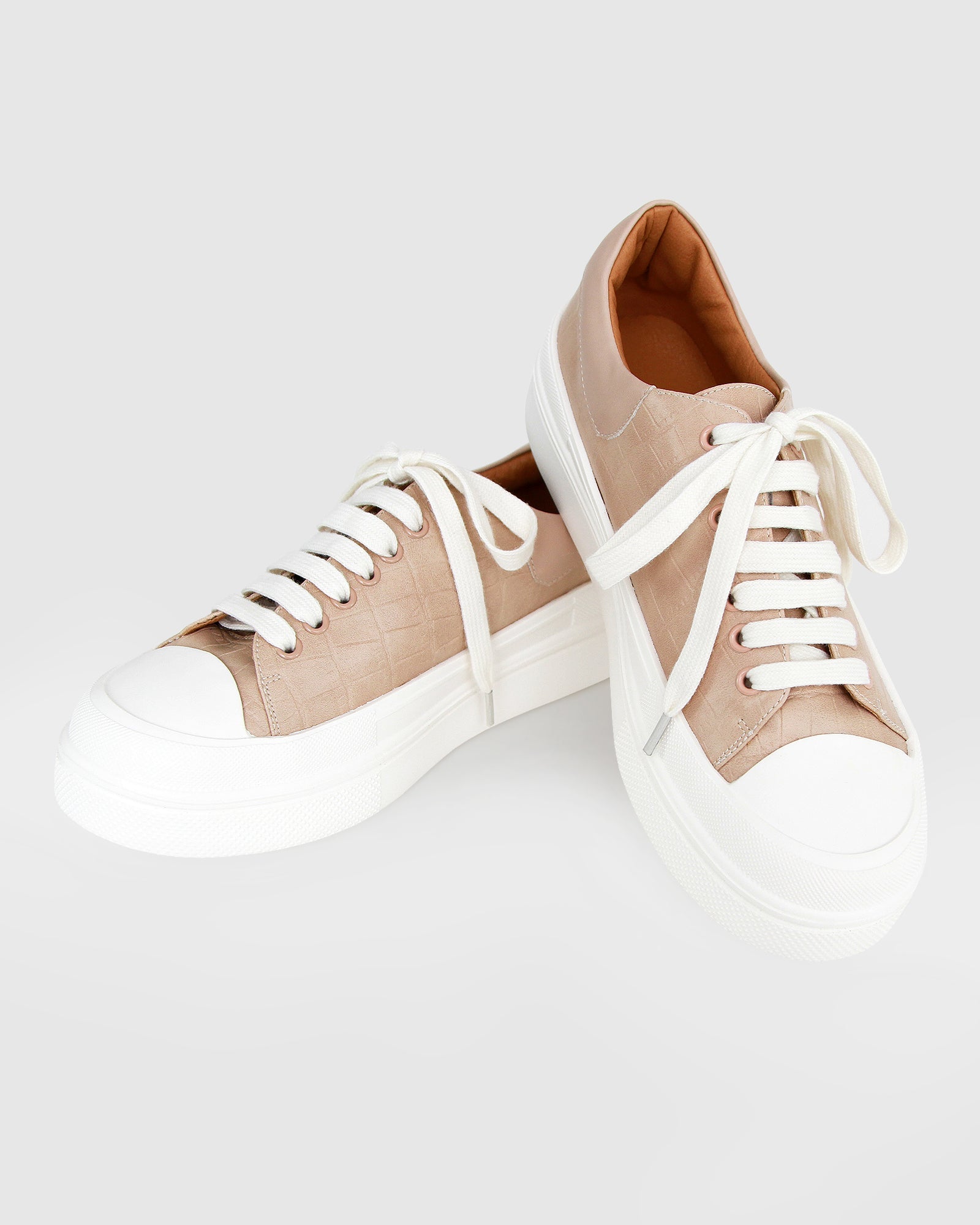 Belle & Bloom Just A Dream Croc Leather Sneaker