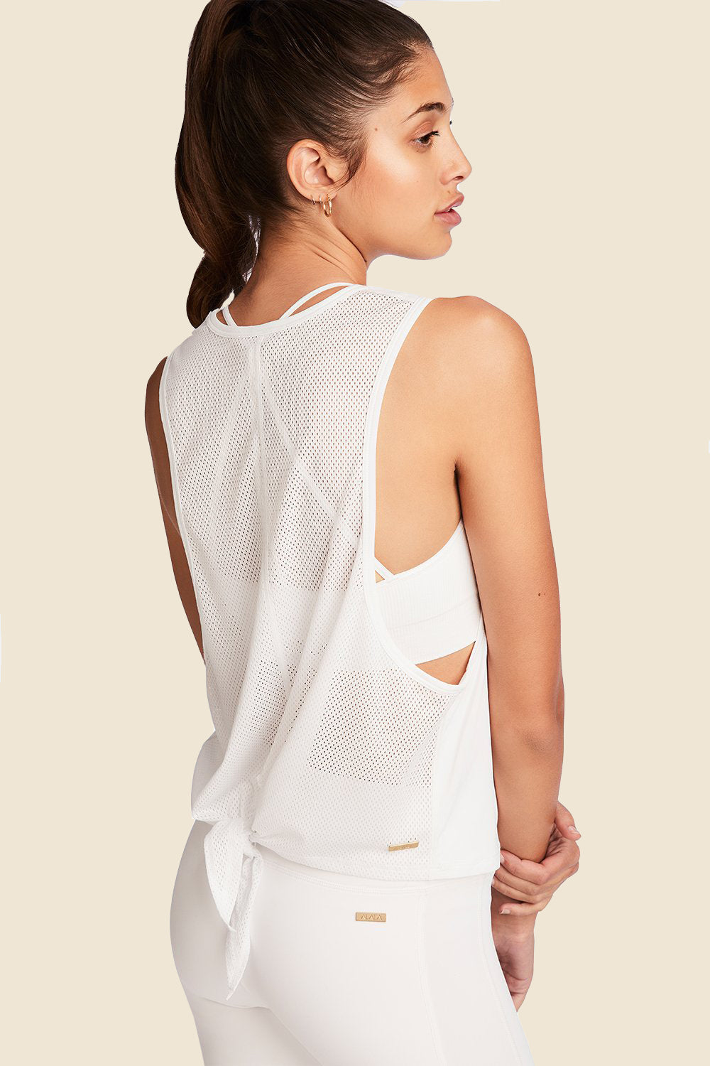 Alala - Mesh Tie-Back Tank