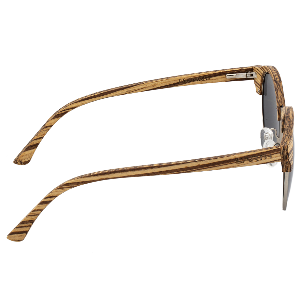 Earth Wood - Misty Polarized Sunglasses - Ice Tree/Black