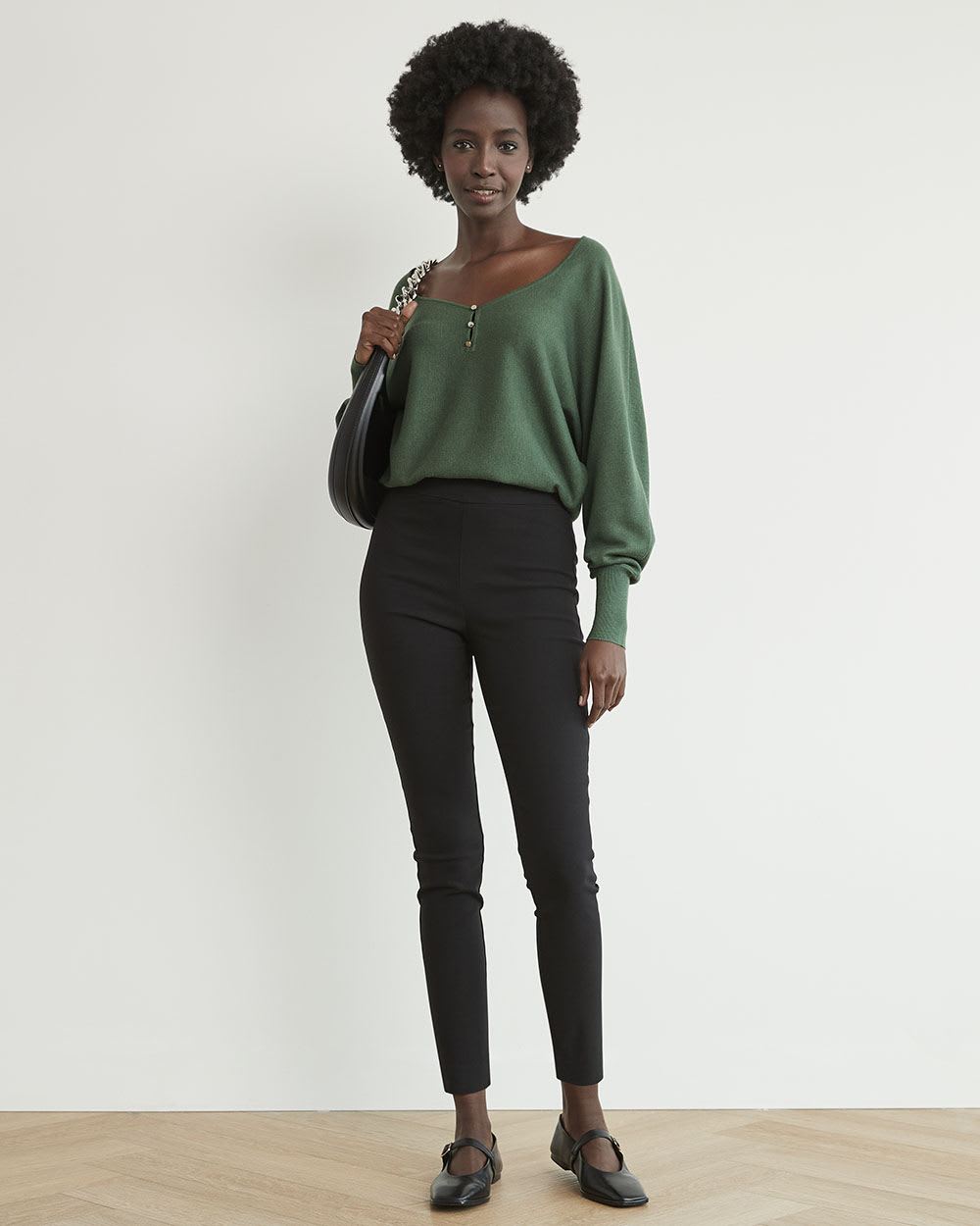 Black High-Rise City Legging Pant