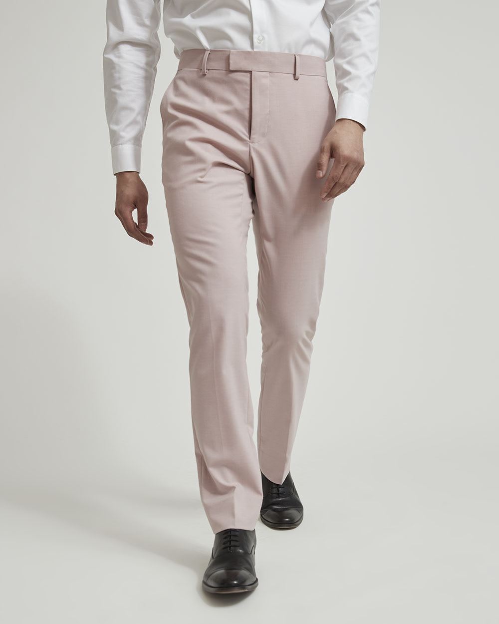 Slim Fit Light Pink Suit Pant