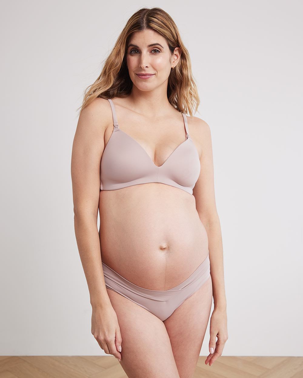 Microfiber Full-Coverage Nursing Bra - Thyme Maternity